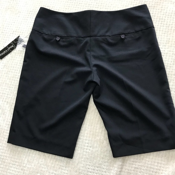 Alvin Valley Black Knee Length Dress Shorts - Picture 2 of 6